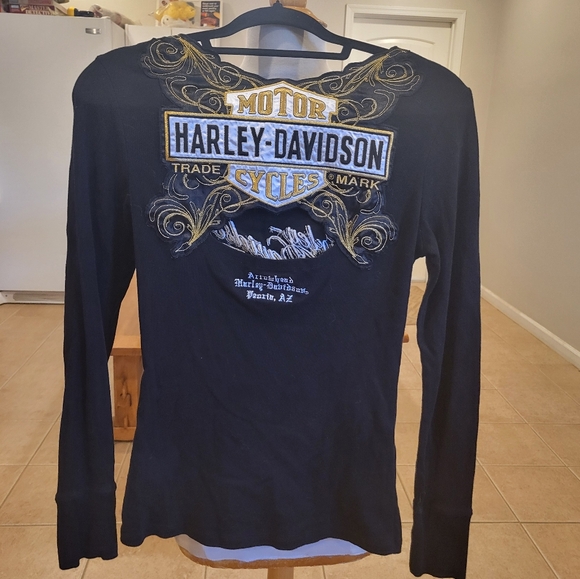 Harley-Davidson Tops - 🏍EUC~ HARLEY-DAVIDSON LONG SLEEVE TEE